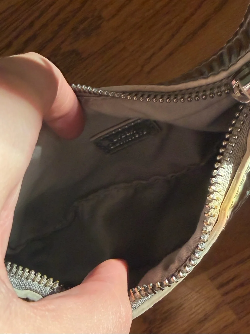 Urban Outfitters Metallic Silver small Shoulder Bag